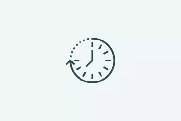 Logo gain de temps, heure