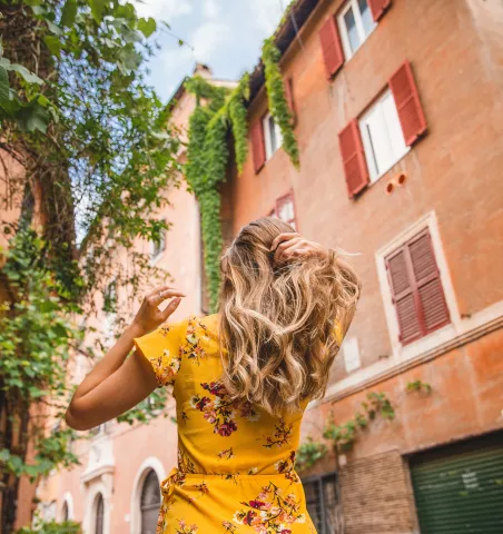 Quartier de Trastevere à Rome