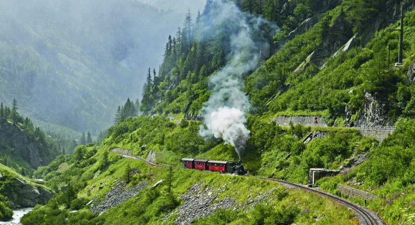 Suisse et ses fabuleux trains de montagne