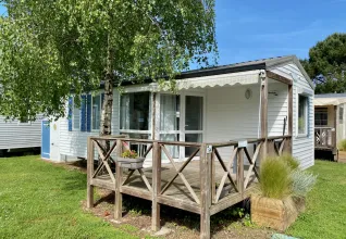 Mobil-home confort 4 pers vue de l'extérieur