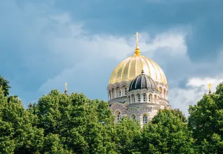 La cathédrale orthodoxe de la Nativité du Christ à Riga