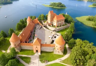 Le château de l'île de Trakai