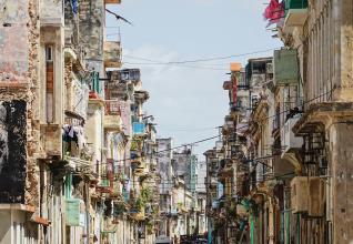 Rue dans le centre de La Havane