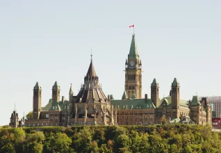 Colline du Parlement à Ottawa