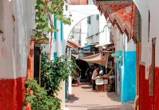 Rues colorées de Rabat