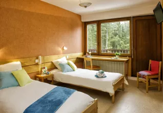 Chambre 4 personnes village vacances ATC Argentière-Chamonix