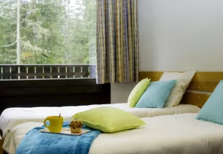 2 lits simples studio 4 personnes village vacances ATC Argentière-Chamonix