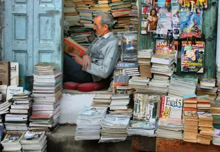 Vendeur de livres à Rabat