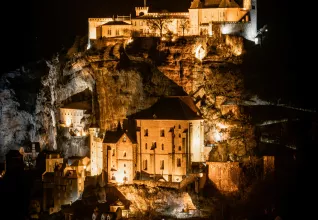 Rocamadour en pleine nuit