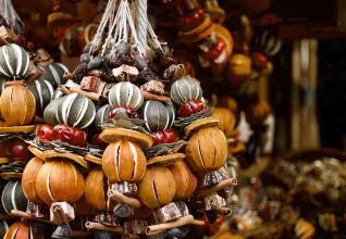 Marché de Noël dans les rues de Budapest