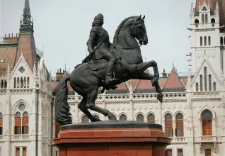 Statue équestre Rakoczi Ferenc