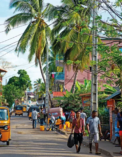 Rues animées à Madagascar