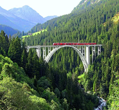 Suisse : les fabuleux trains de montagne © Office du Tourisme Bernina Express